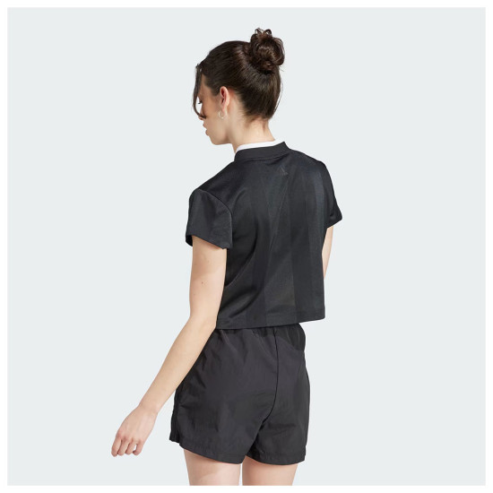 Adidas Γυναικεία κοντομάνικη μπλούζα W Tiro Colorblock Crop